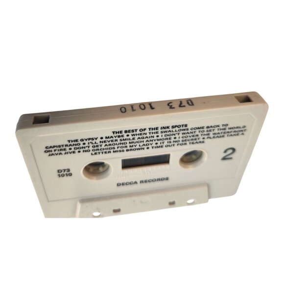 The Best Of The Ink Spots Cassette Tape 1010 Decca Records Classic Hits - Picture 13 of 16